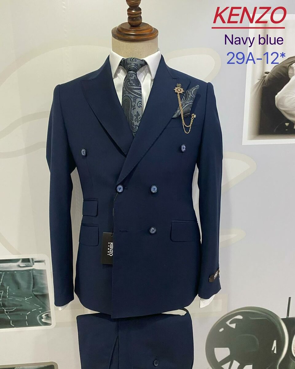 Men's suit blue