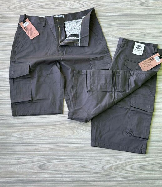 Two sided pocket khaki shorts