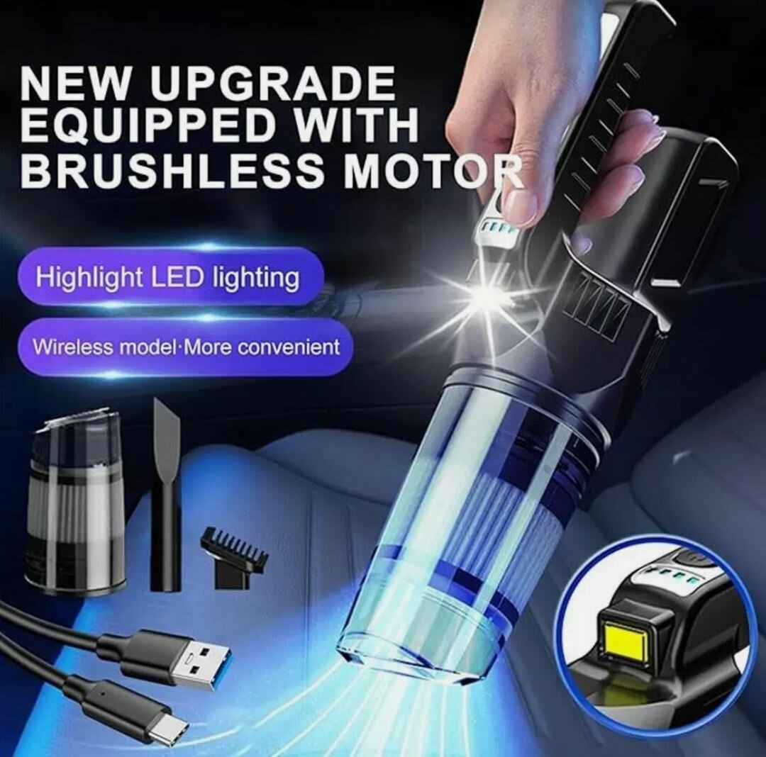 Aspirateur avec torche