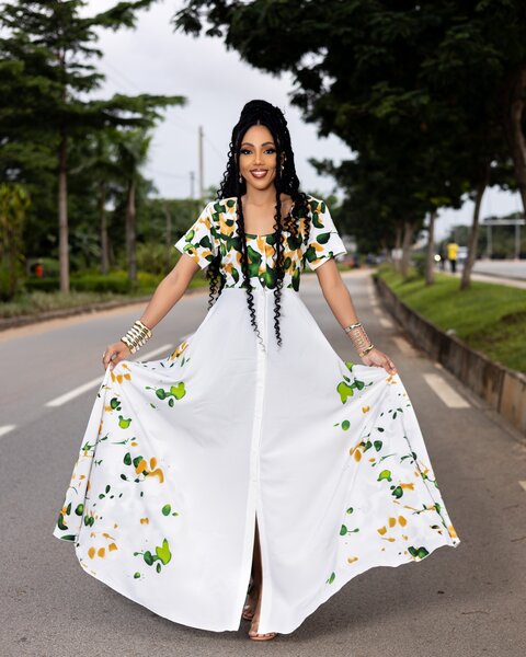 Robe Longue imprimée