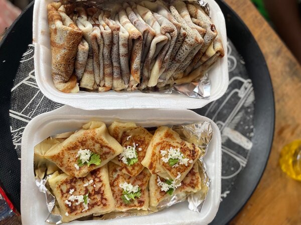 Crêpes salées et sucrées