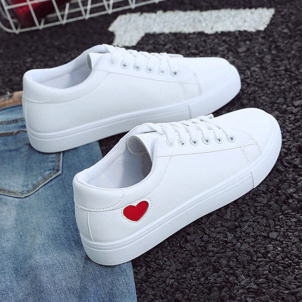 Beautiful and stylish women's sneakers white