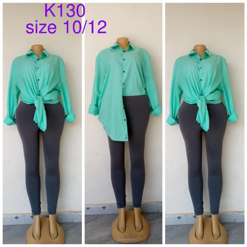Light green shirt size 10/12