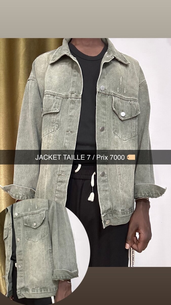 Veste en jean décontractée