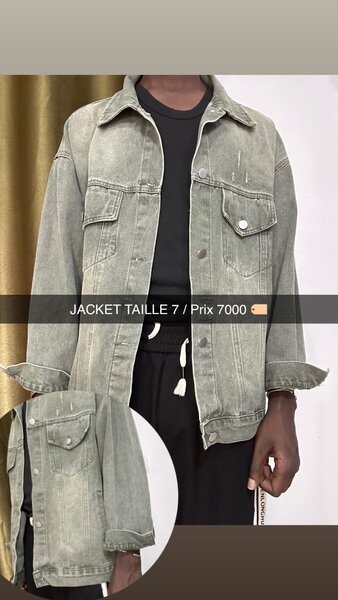 Veste en jean décontractée