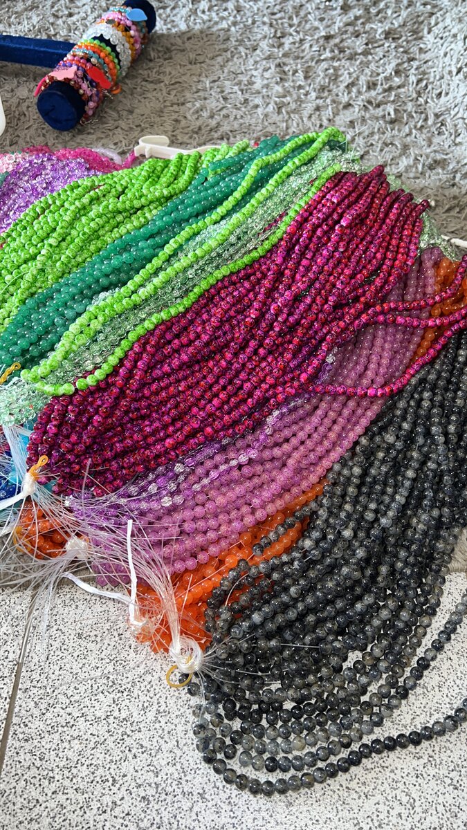 Perles Colorées en Verre