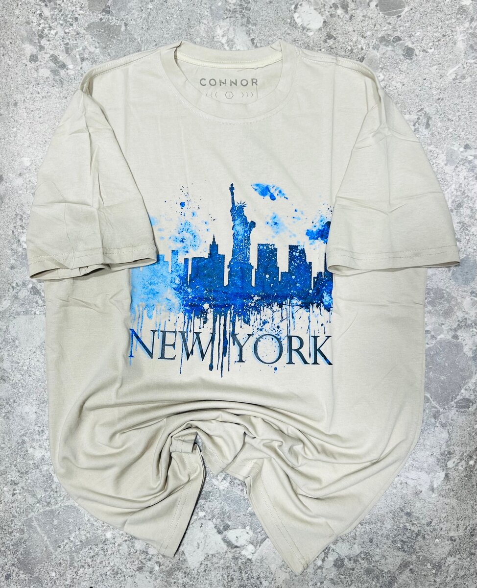 T-shirt California et New York
