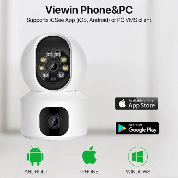 Caméra double objectifs 4G