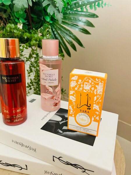 Perfume, body mist Victoria secret and lotion