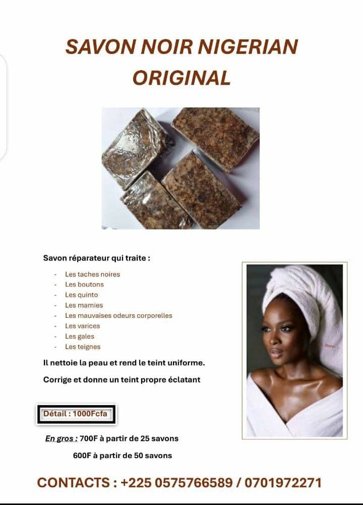 Savon Noir Nigérian Original