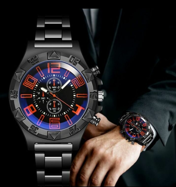 Men luminous watch