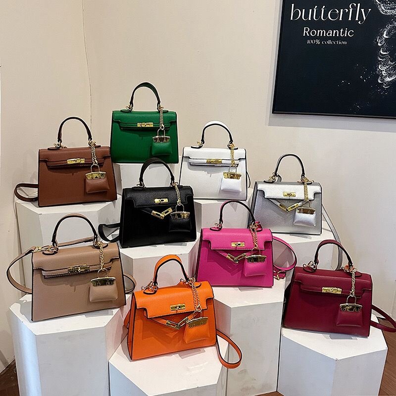 Sac à main élégant multicolore