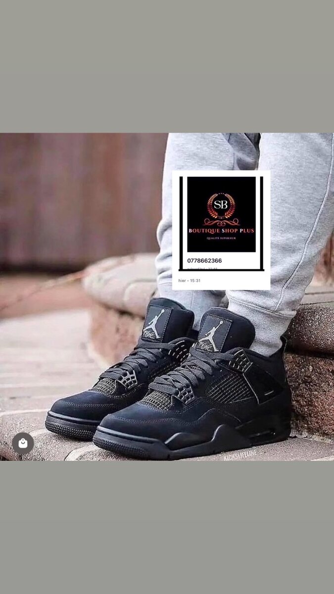 Basket air Jordan authentique avec sa boîte