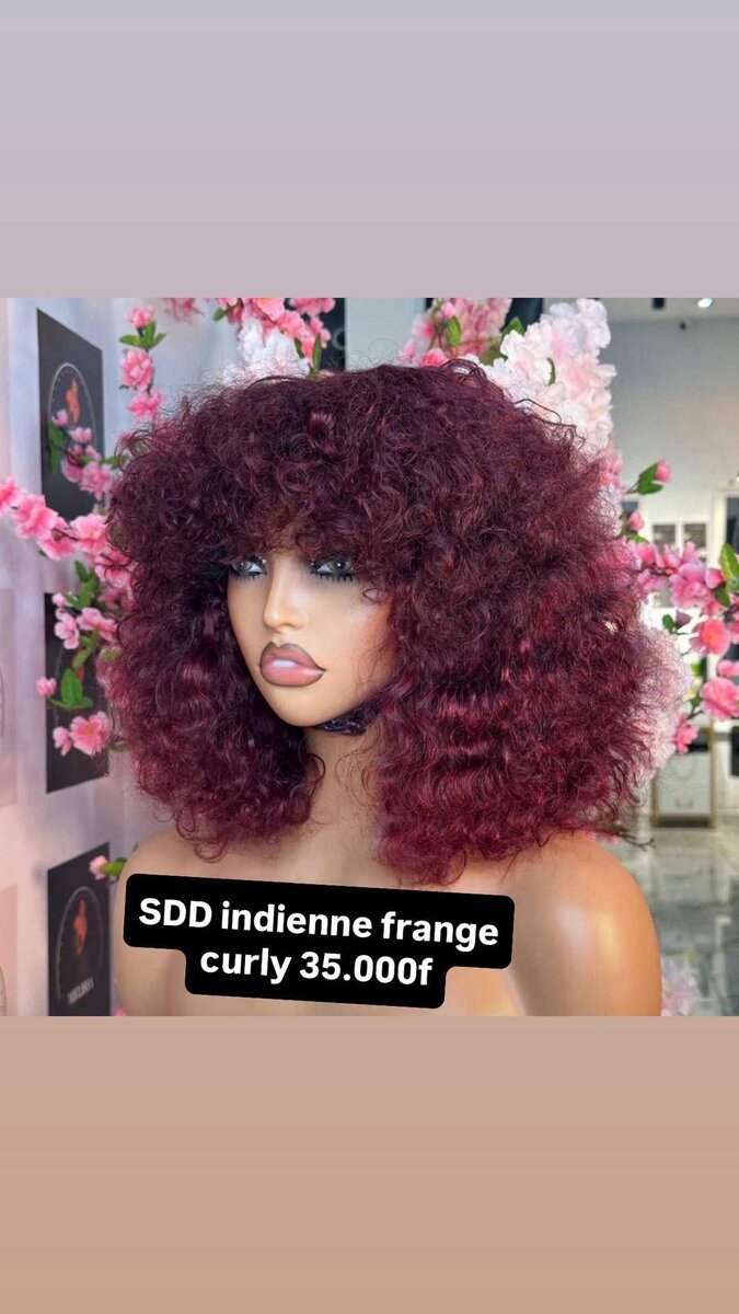 Perruque Bouclée Indienne