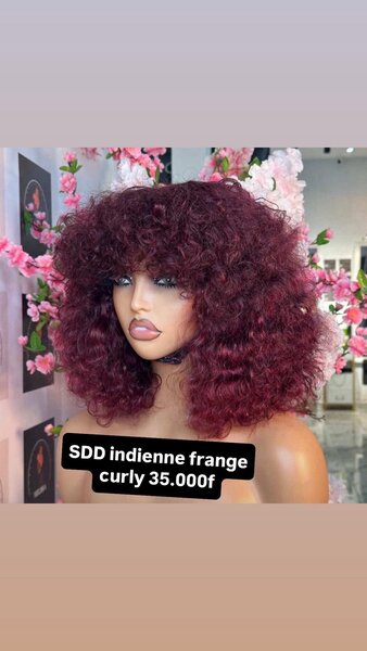 Perruque Bouclée Indienne