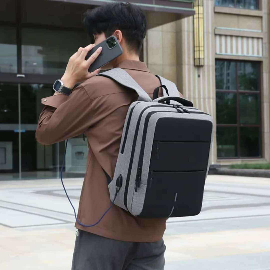 Sac à dos anti-vol USB