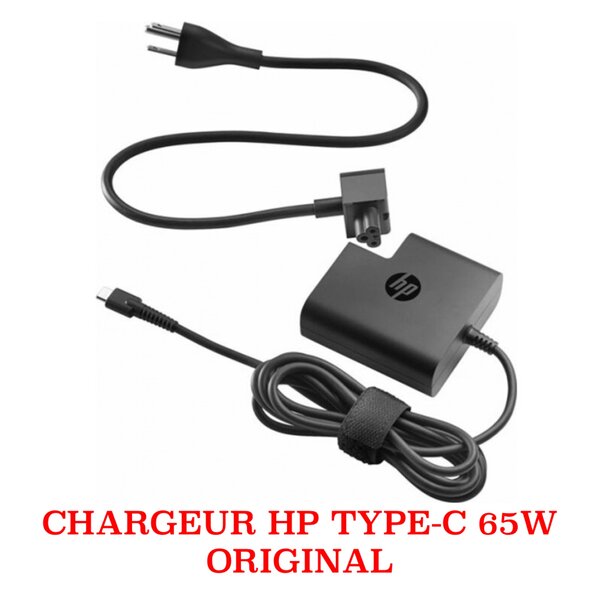CHARGEUR HP TYPE-C 65W ORIGINAL