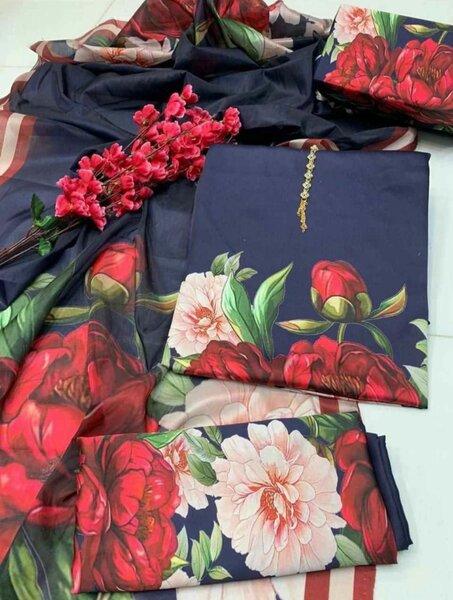 Womens 3pc silk suit