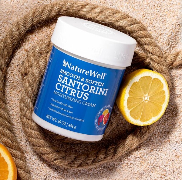 Santorini Citrus Moisturizing Cream, 16oz