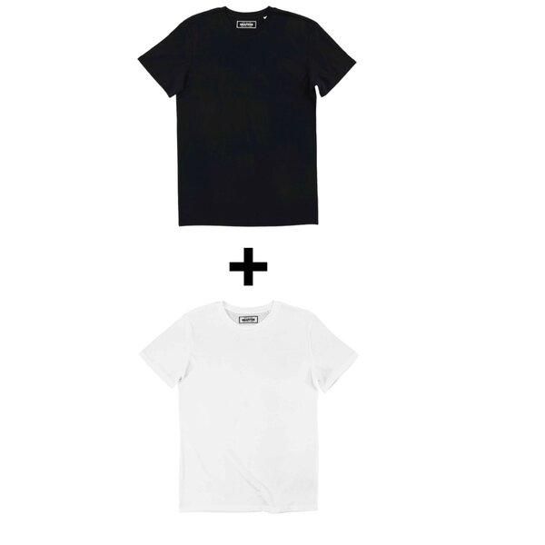 Lot de deux t-shirts classiques