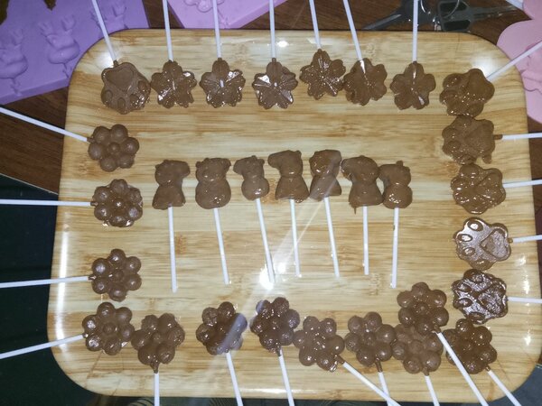 Pack de 60 toffees sucettes