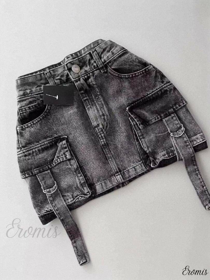 Mini jean shirts