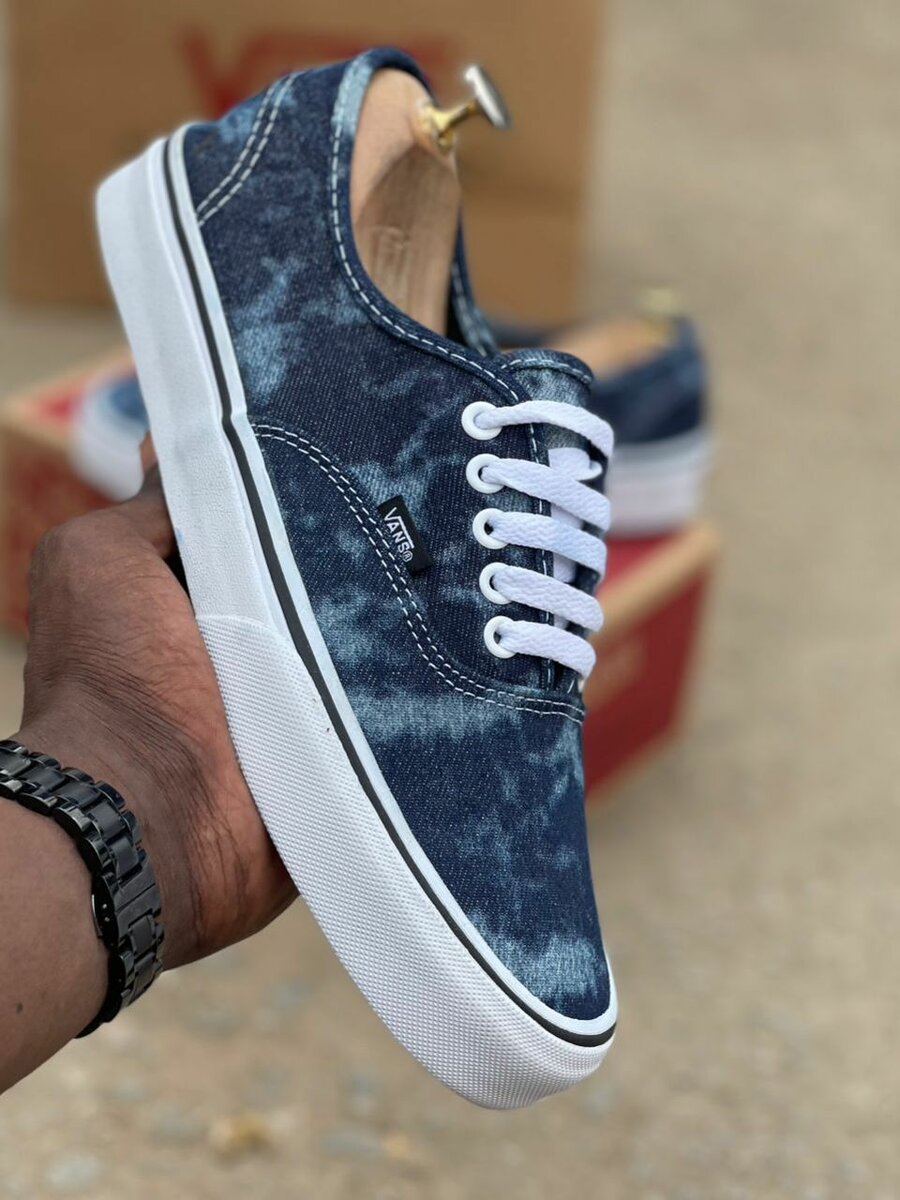 Baskets en jean tendance Vans