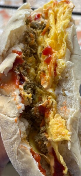 Panini sandwich à l'œuf