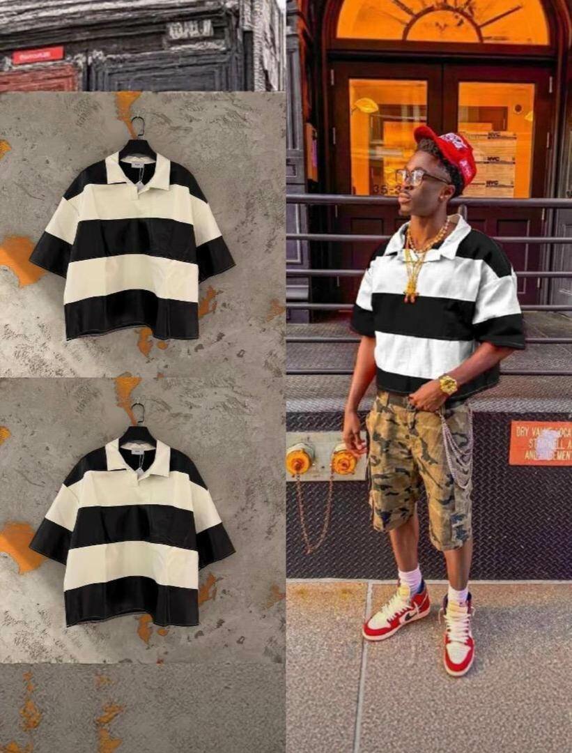 Polo à rayures vintage