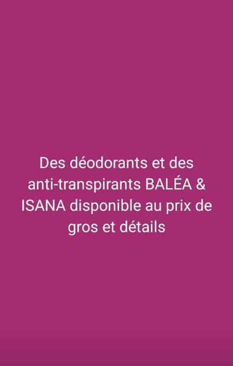 Déodorants Balea & Isana