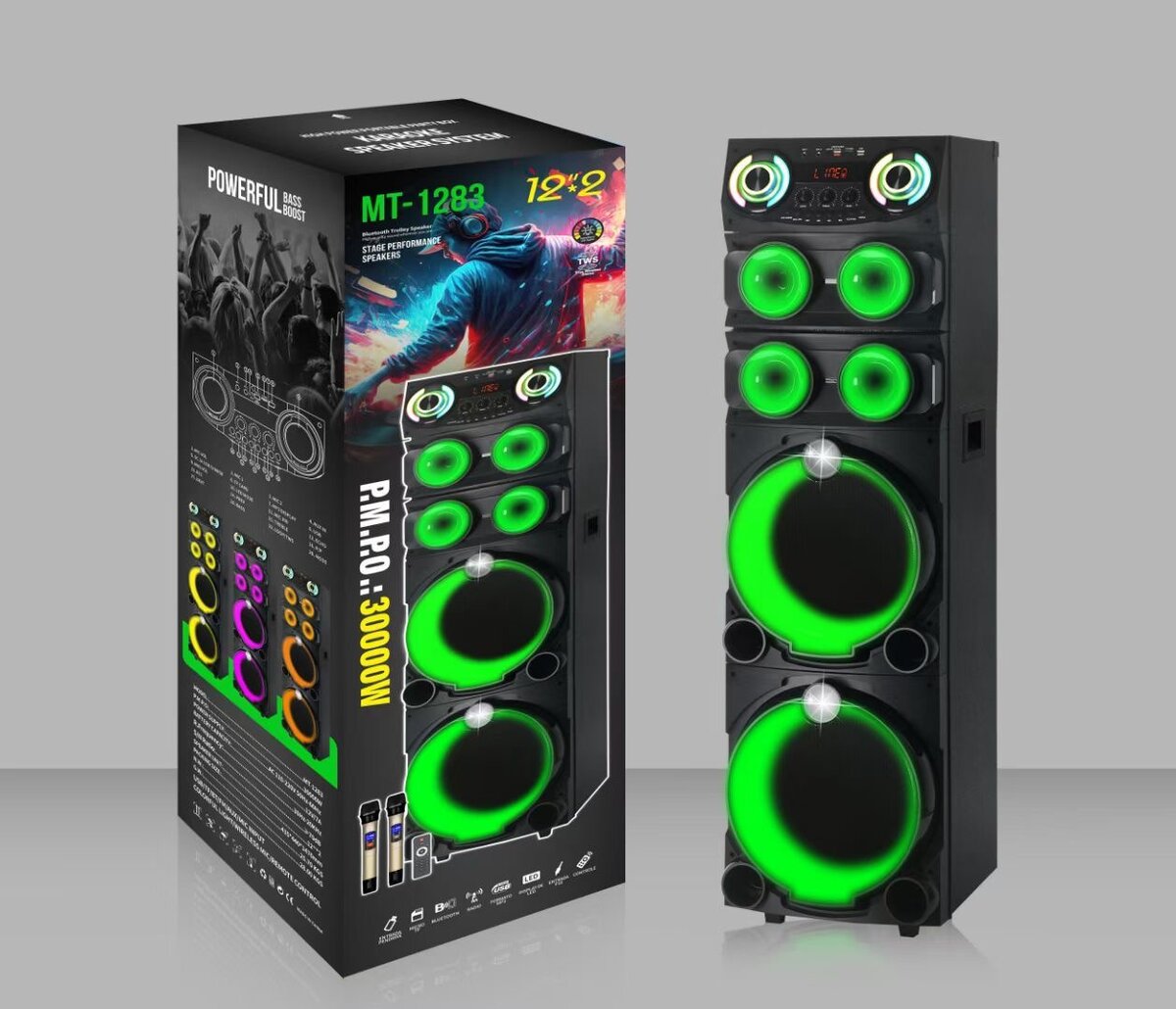 Enceinte Bluetooth Puissante LED