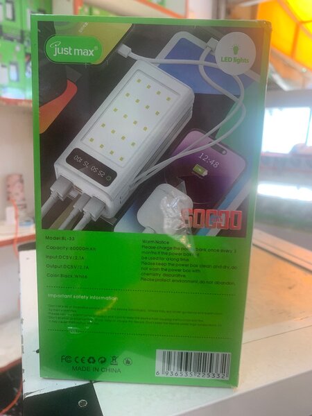 Power bank 60,000mAh