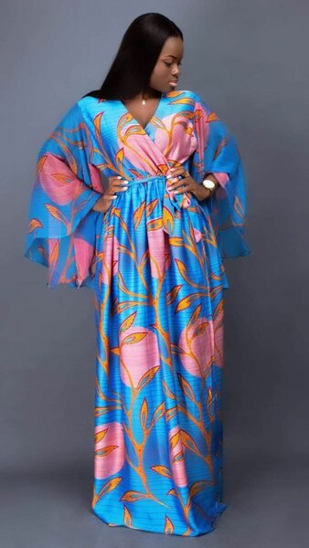 Robe Maxi Imprimée Bohème