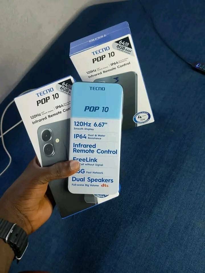 Tecno Pop 10 Smartphone 4G LTE