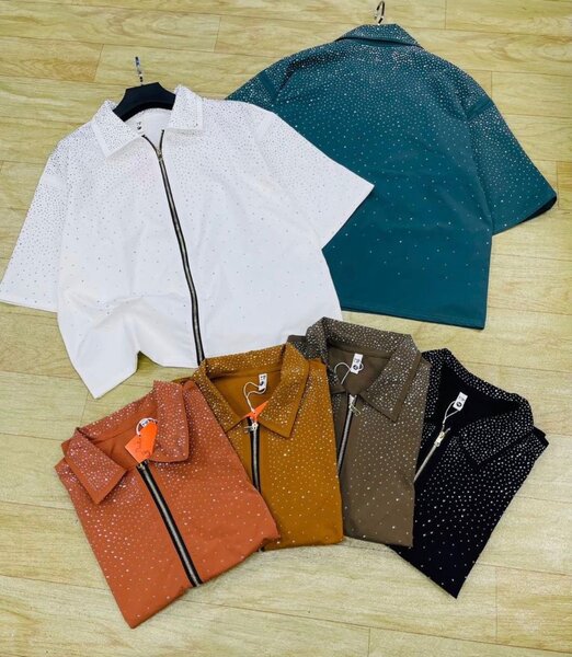 Chemises Homme Zippées Été