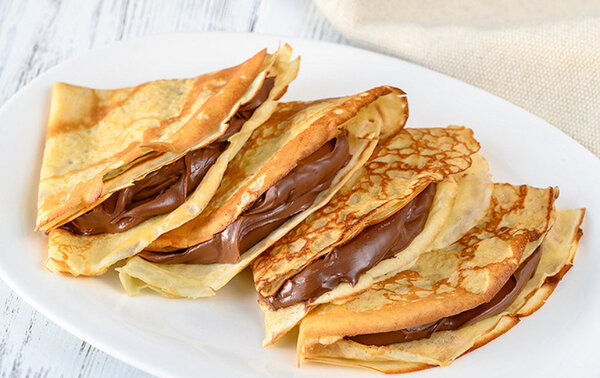 Crêpes au chocolat
