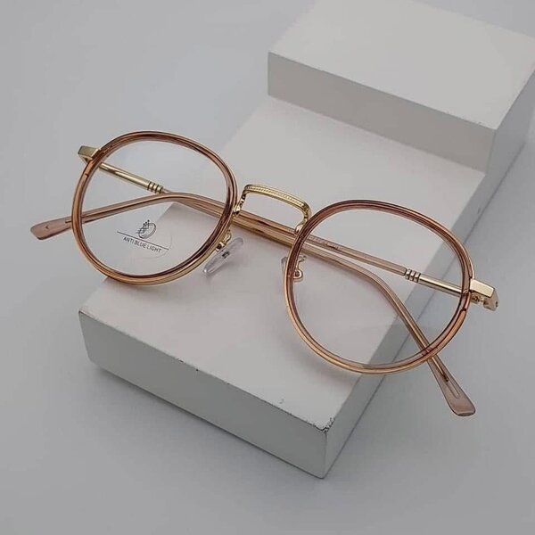 Lunettes rondes anti-lumière