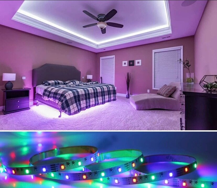 Ruban LED multicolore télécommandé