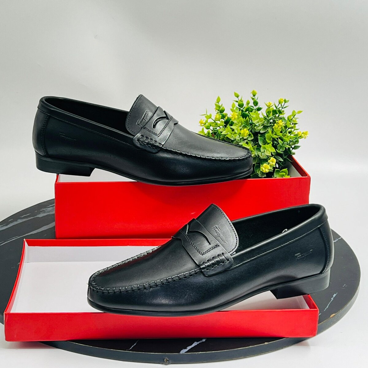 Original leather loafers