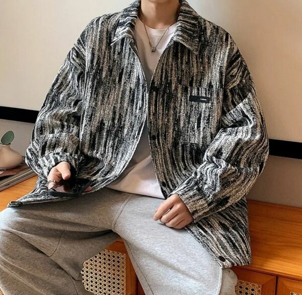 Veste Chemise Homme Style Décontracté