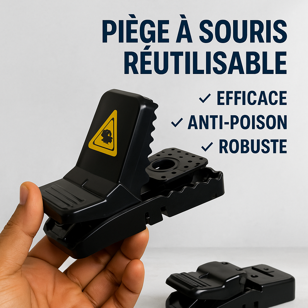 6 Piège à souris réutilisable