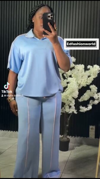 Tenue décontractée bleu pour femme