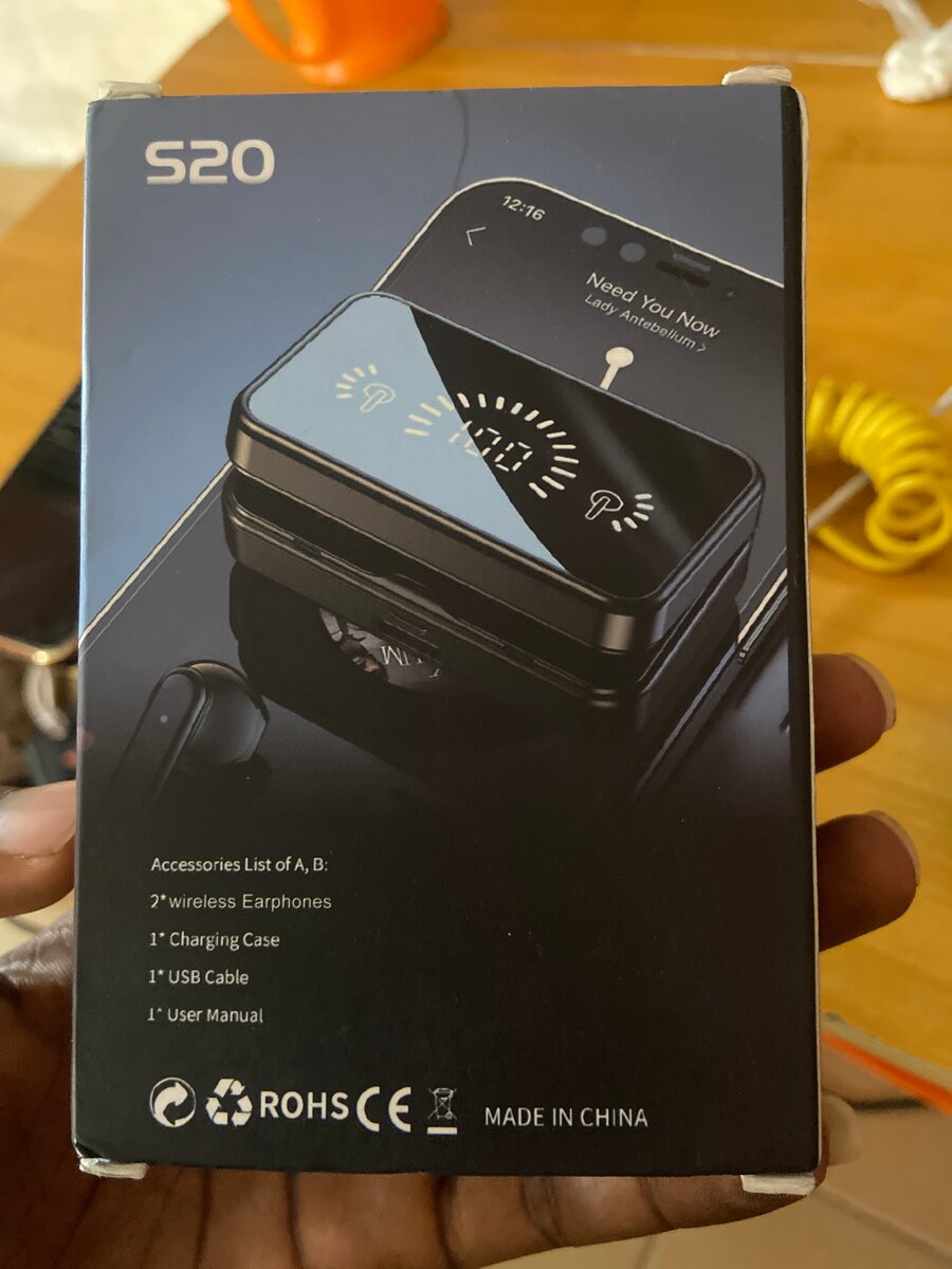 Écouteurs Sans Fil S20 avec Boîtier