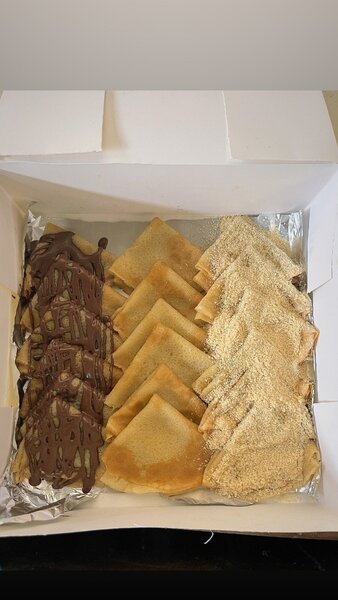 Délicieux boxe de Crêpe