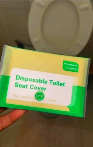 Disposable toilet seat covers