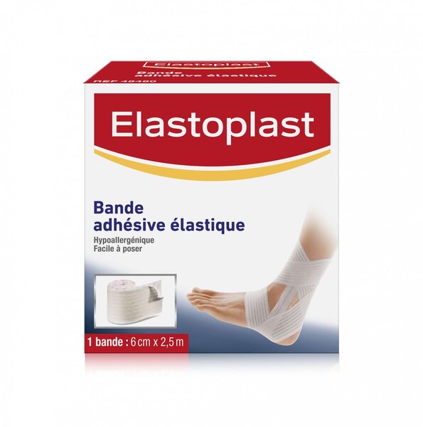 Bande élastique adhésive noire Elastoplast