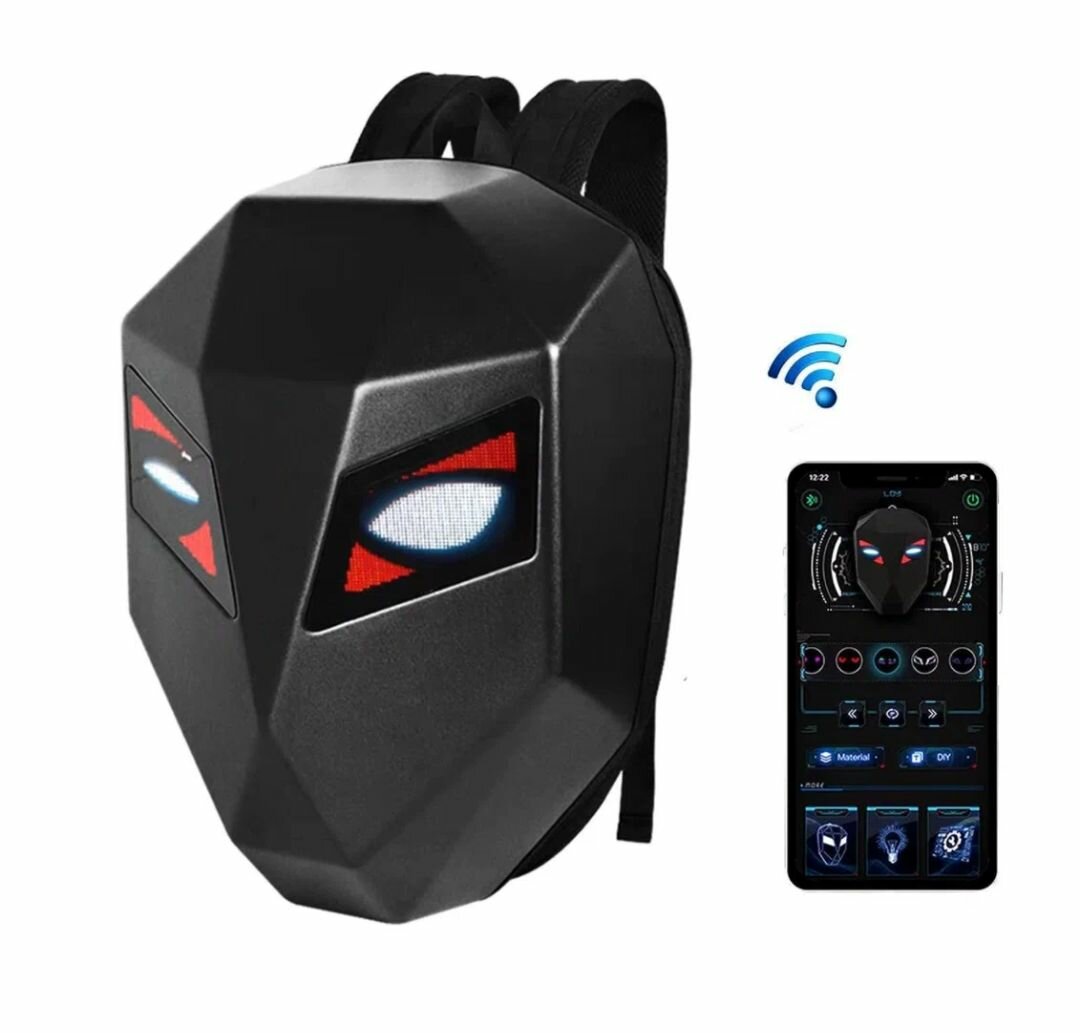 Sac à dos LED holographique