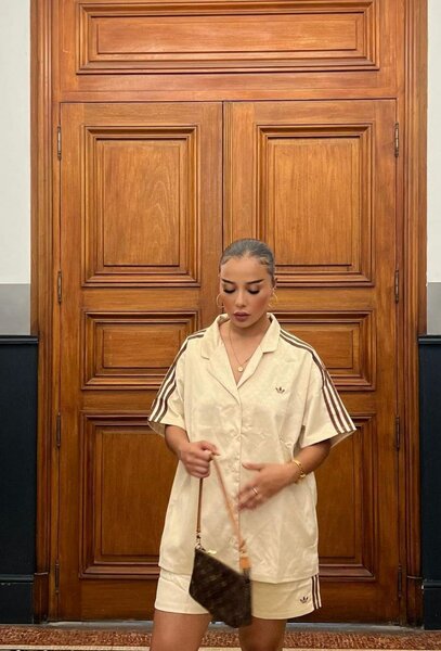 Ensemble décontracté beige Femme