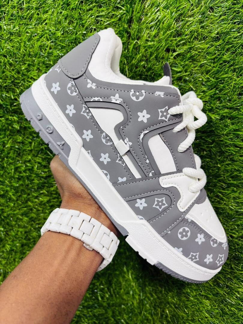 Baskets tendance multicolores