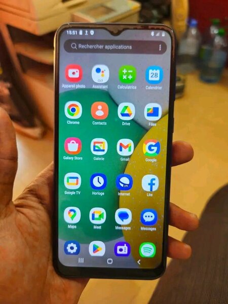 Smartphone Android Bleu